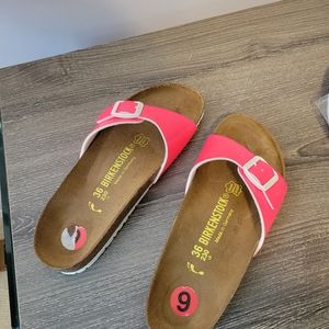 Birkenstocks Pink/Fushia Sandles